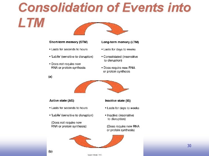 Consolidation of Events into LTM 30 EE 141 