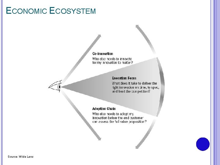 ECONOMIC ECOSYSTEM Source: Wide Lens 