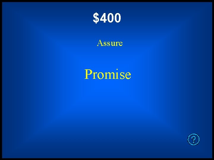 $400 Assure Promise 