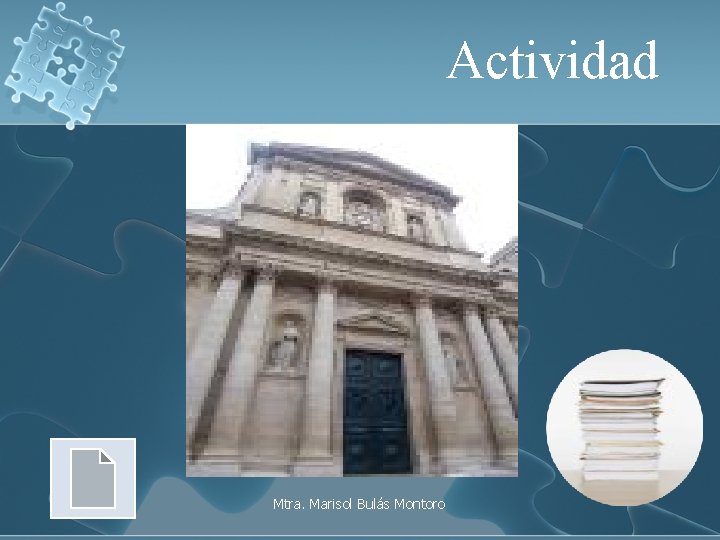 Actividad Mtra. Marisol Bulás Montoro 