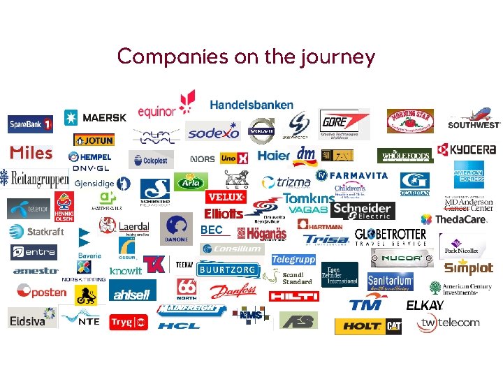 11 Companies on the journey 
