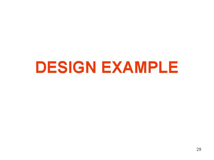 DESIGN EXAMPLE 29 