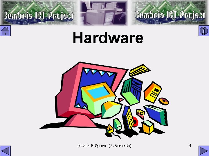 Hardware Author: R Speers (St Bernard's) 4 