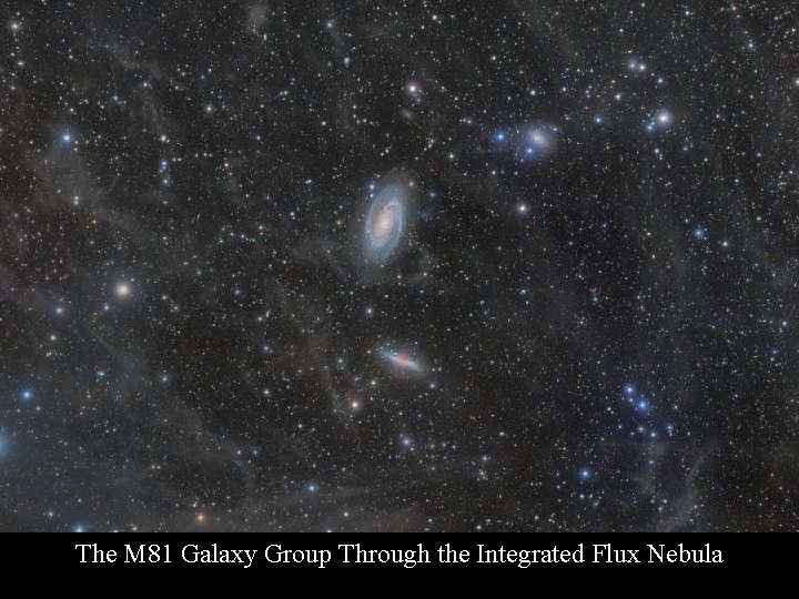 The M 81 Galaxy Group Through the Integrated Flux Nebula 