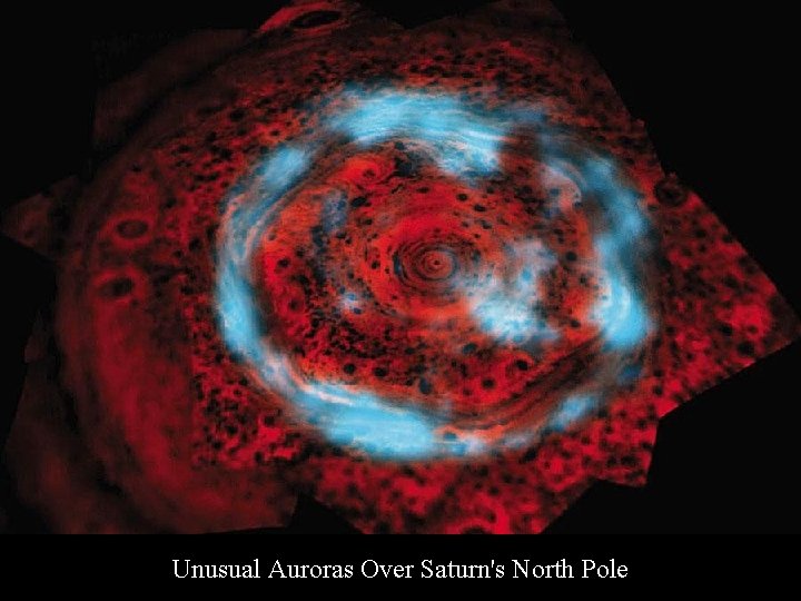 Unusual Auroras Over Saturn's North Pole 