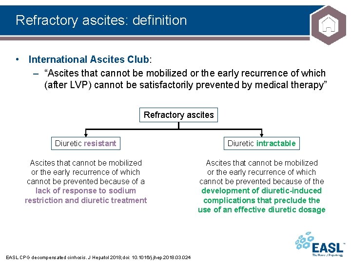 Refractory ascites: definition • International Ascites Club: – “Ascites that cannot be mobilized or Refractory ascites: definition • International Ascites Club: – “Ascites that cannot be mobilized or