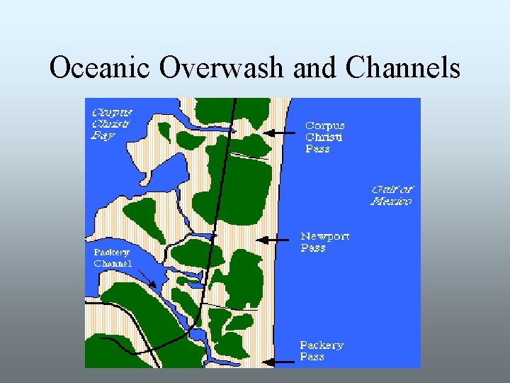 Oceanic Overwash and Channels 