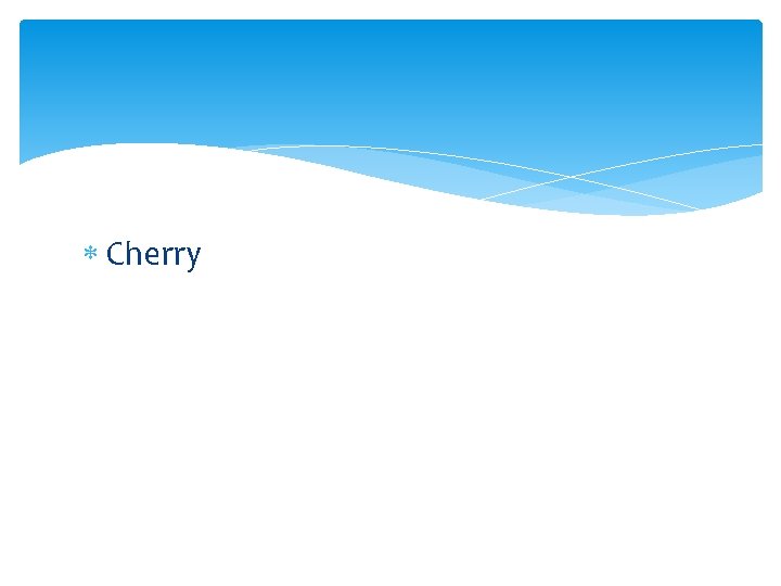  Cherry 