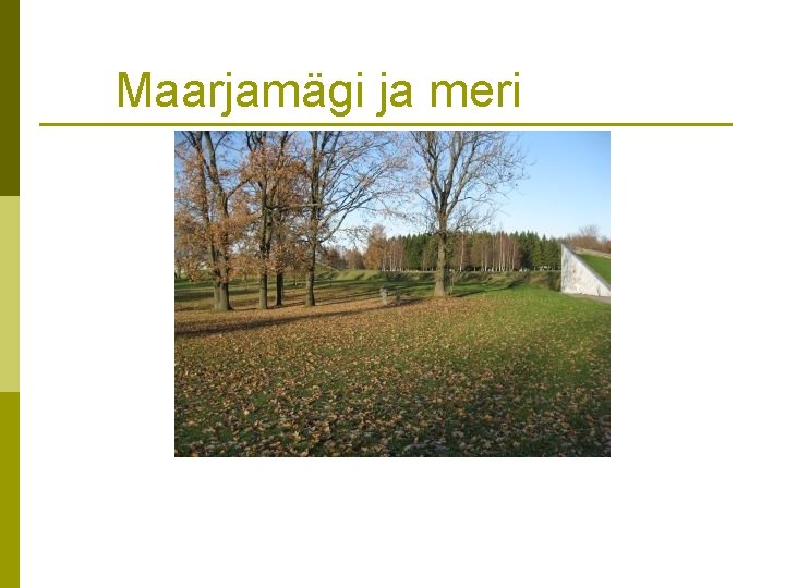 Maarjamägi ja meri 