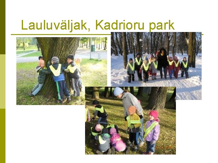 Lauluväljak, Kadrioru park 