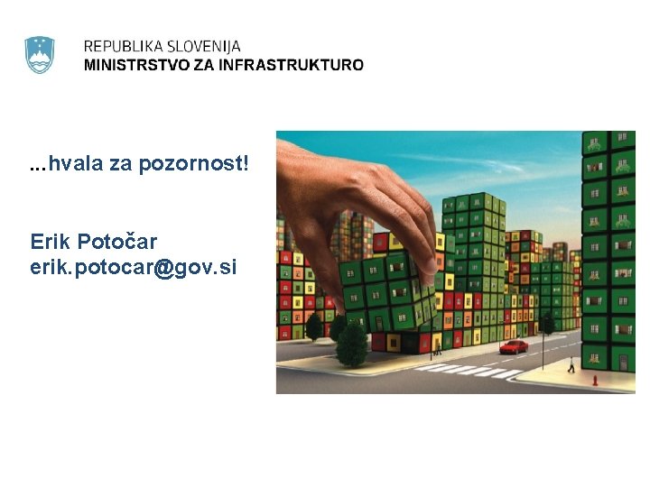 . . . hvala za pozornost! Erik Potočar erik. potocar@gov. si 