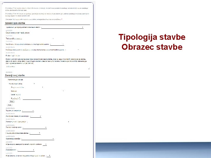 Tipologija stavbe Obrazec stavbe Free Powerpoint Templates 