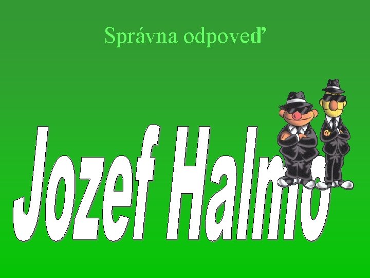 Správna odpoveď 