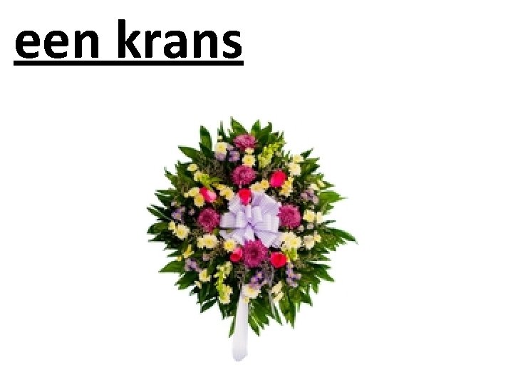 een krans 