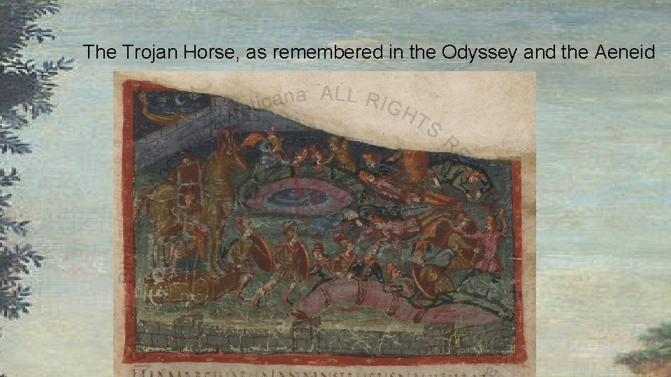 The Trojan Horse, as remembered in the Odyssey and the Aeneid 