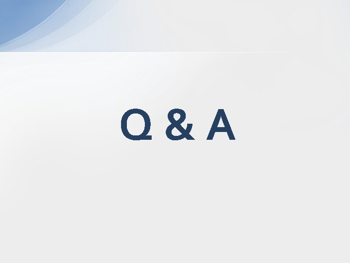 Q&A 