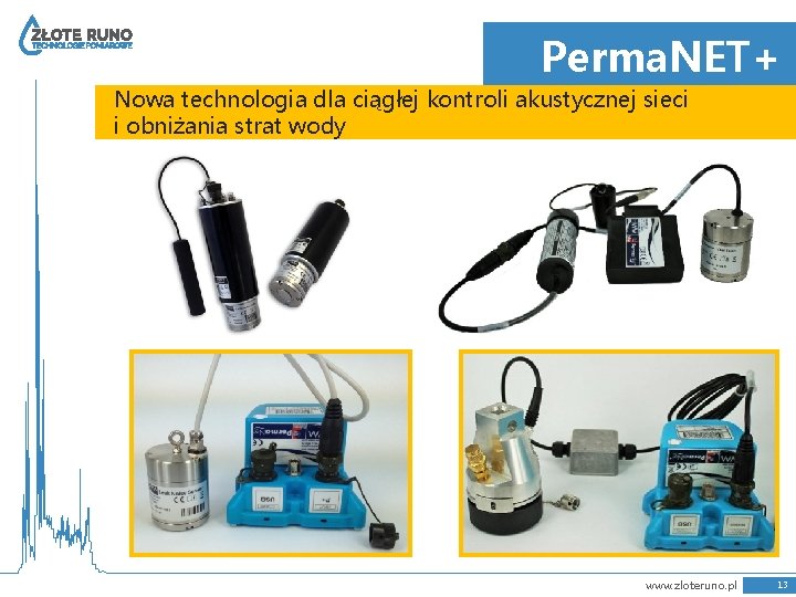 Perma. NET+ Nowa technologia dla ciągłej kontroli akustycznej sieci i obniżania strat wody www.