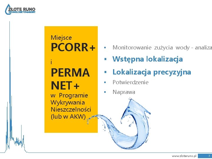 Miejsce PCORR+ i PERMA NET+ w Programie Wykrywania Nieszczelności (lub w AKW) § Monitorowanie