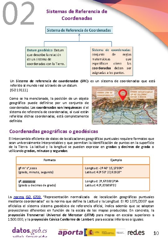 02 Sistemas de Referencia de Coordenadas Un Sistema de referencia de coordenadas (SRC) es