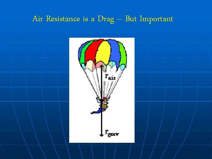 Air Resistance is a Drag – But Important 