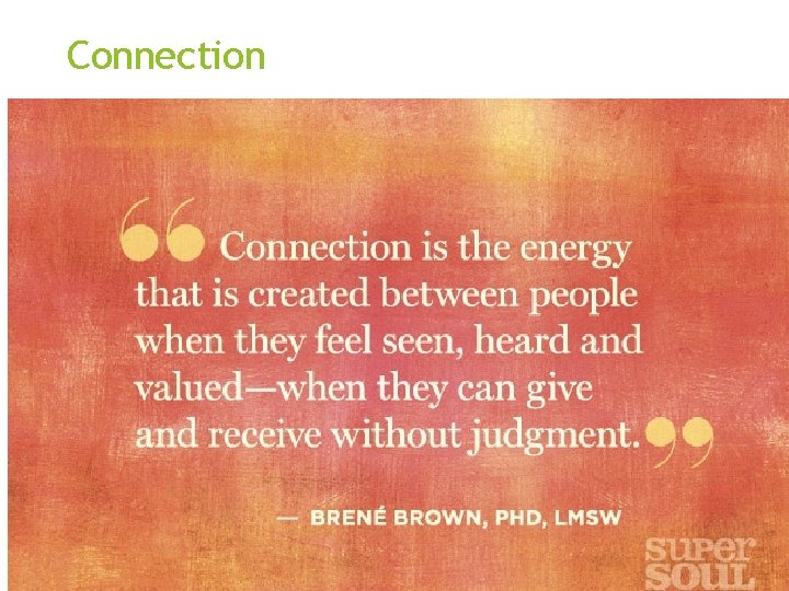 Connection 