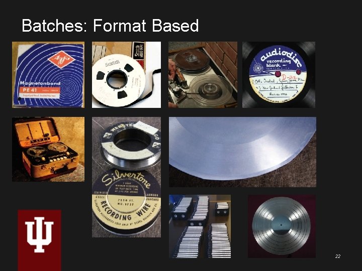 Batches: Format Based 22 
