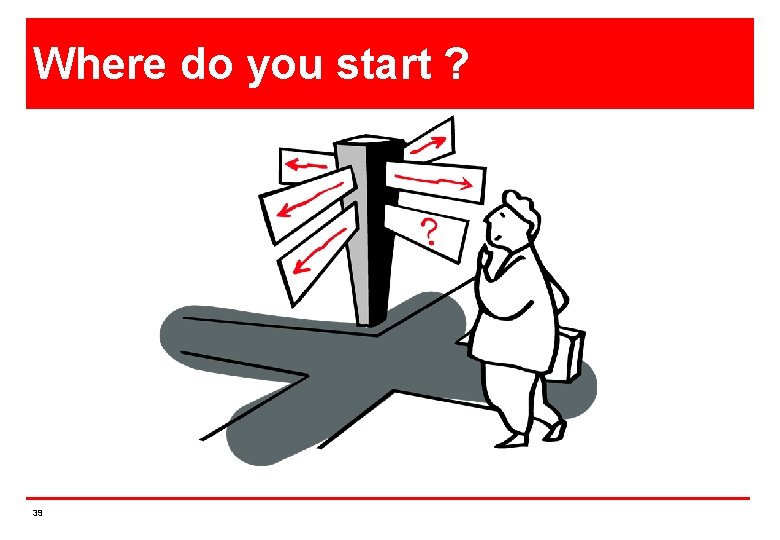 Where do you start ? 39 