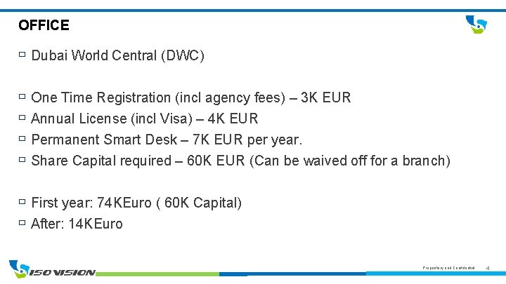 OFFICE Dubai World Central (DWC) One Time Registration (incl agency fees) – 3 K