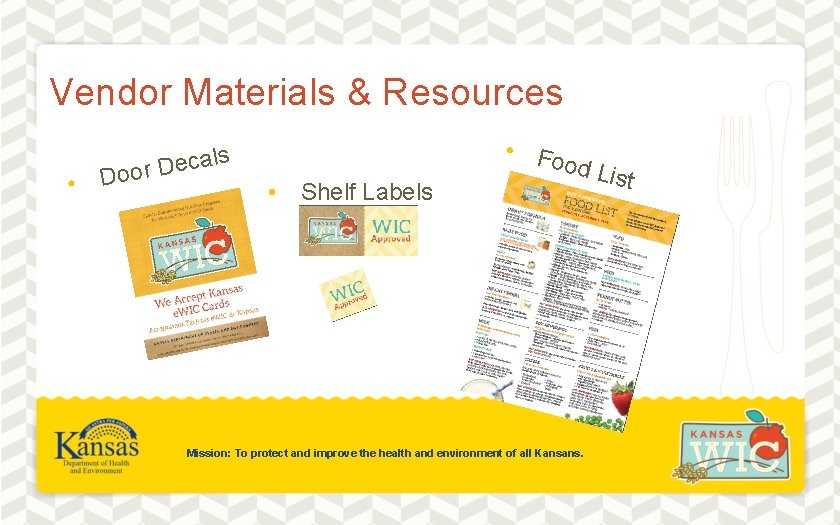 Vendor Materials & Resources • Do als c e D r o • Shelf
