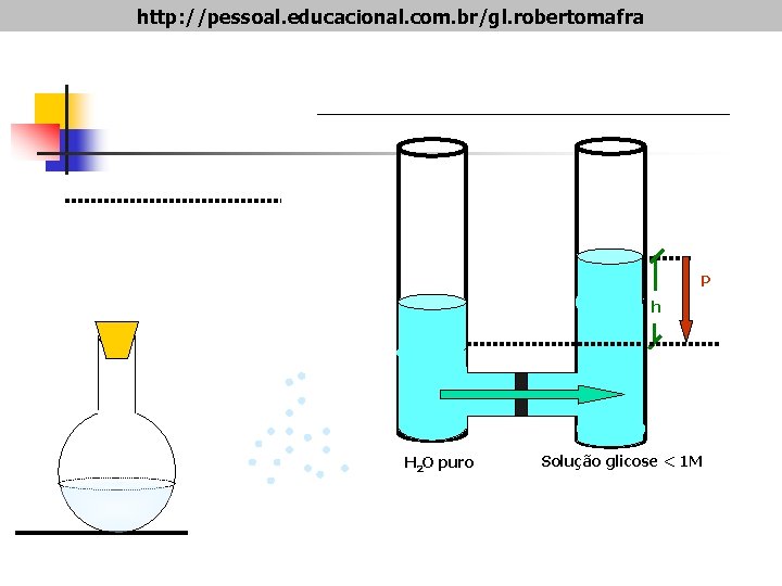 http: //pessoal. educacional. com. br/gl. robertomafra P h H 2 O puro Solução glicose