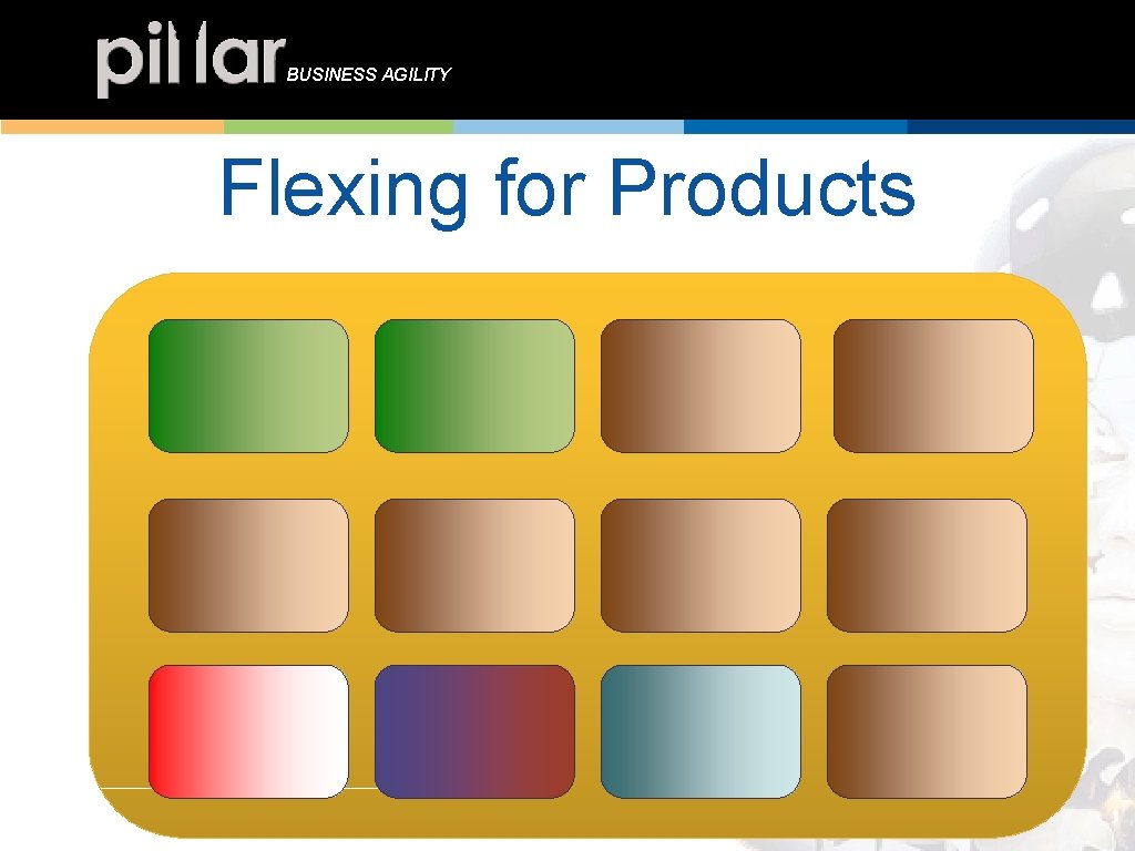 BUSINESS AGILITY Flexing for Products 