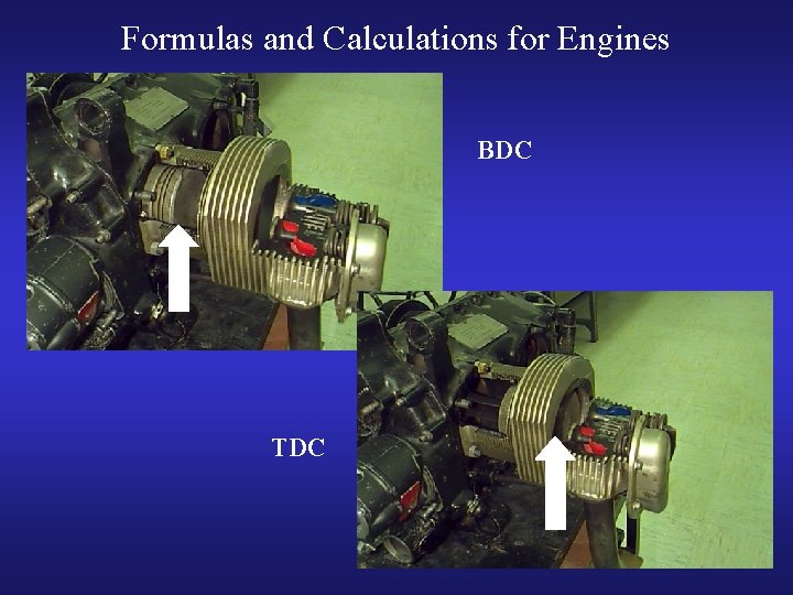 Formulas and Calculations for Engines BDC TDC 