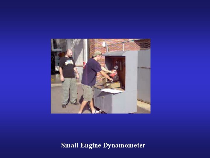 Small Engine Dynamometer 