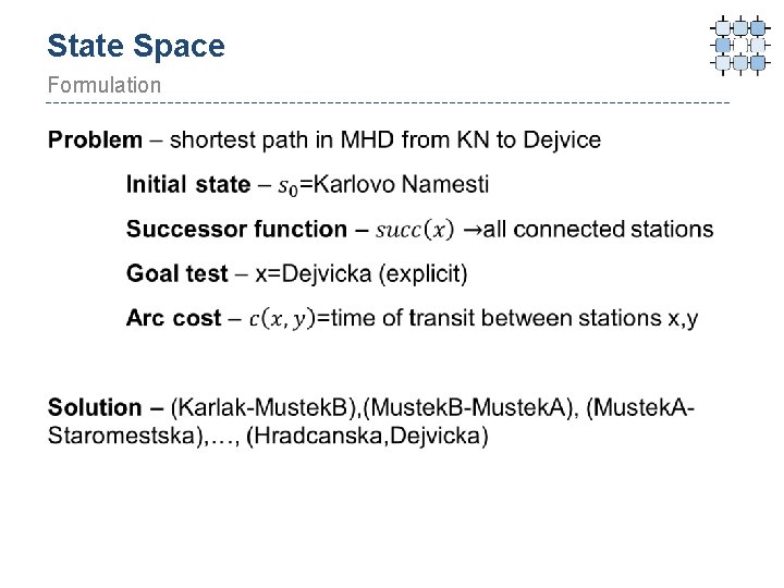 State Space Formulation 