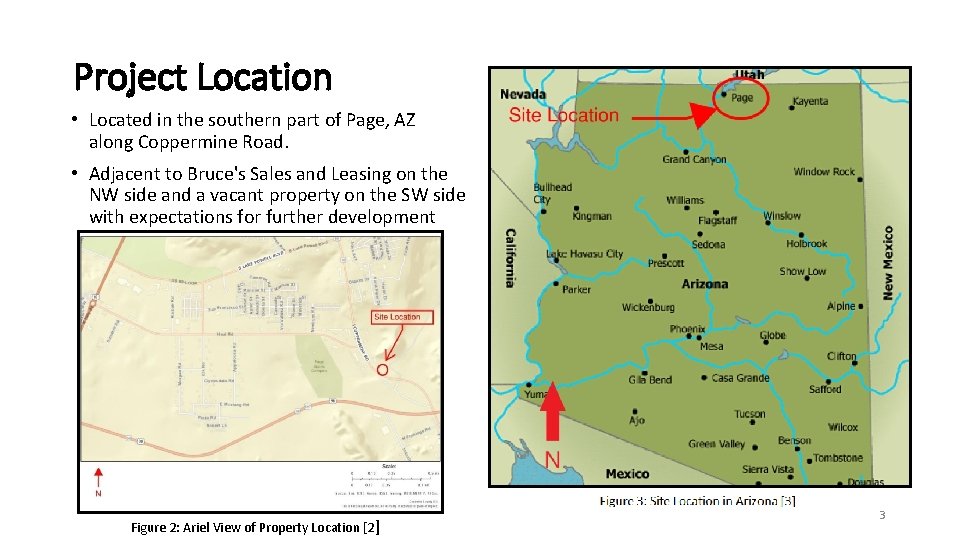 Project Location • Located in the southern part of Page, AZ along Coppermine Road.