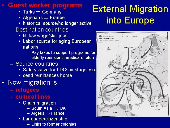  • Guest worker programs • Turks Germany • Algerians France • historical source/no