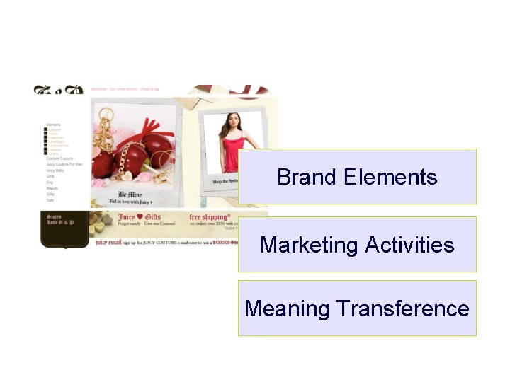 Drivers of Brand Equity Brand Elements Marketing Activities Meaning Transference 