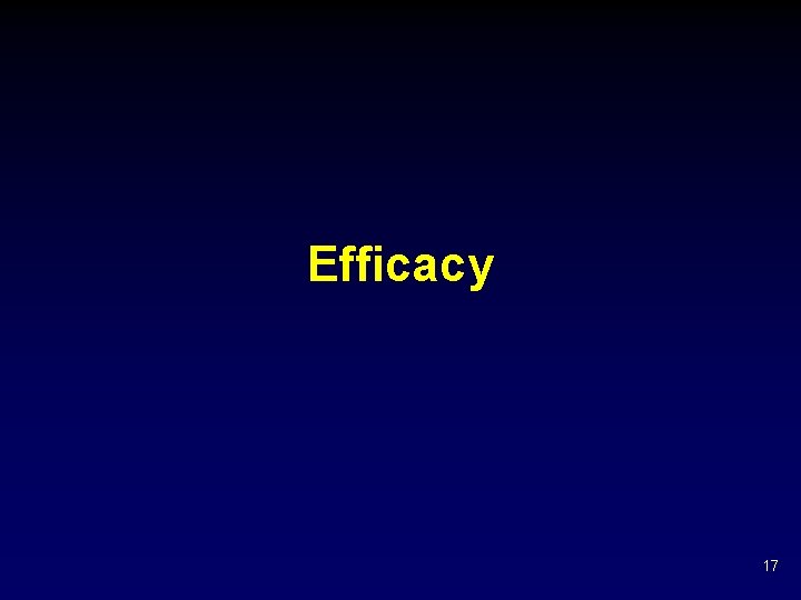 Efficacy 17 