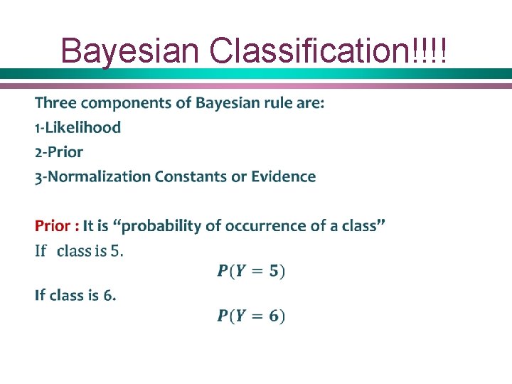 Bayesian Classification!!!! 