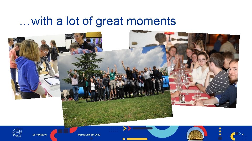 …with a lot of great moments 05 -18/5/2019 German HSSIP 2019 4 