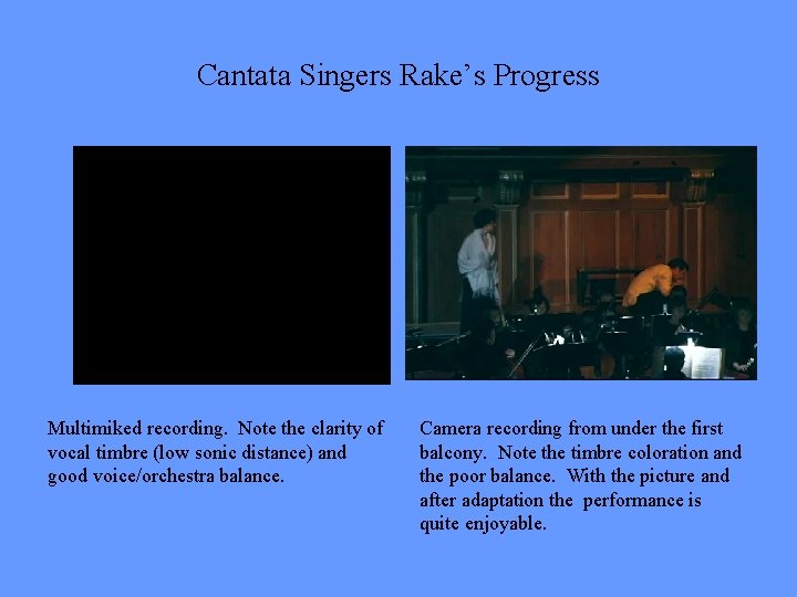 Cantata Singers Rake’s Progress Multimiked recording. Note the clarity of vocal timbre (low sonic