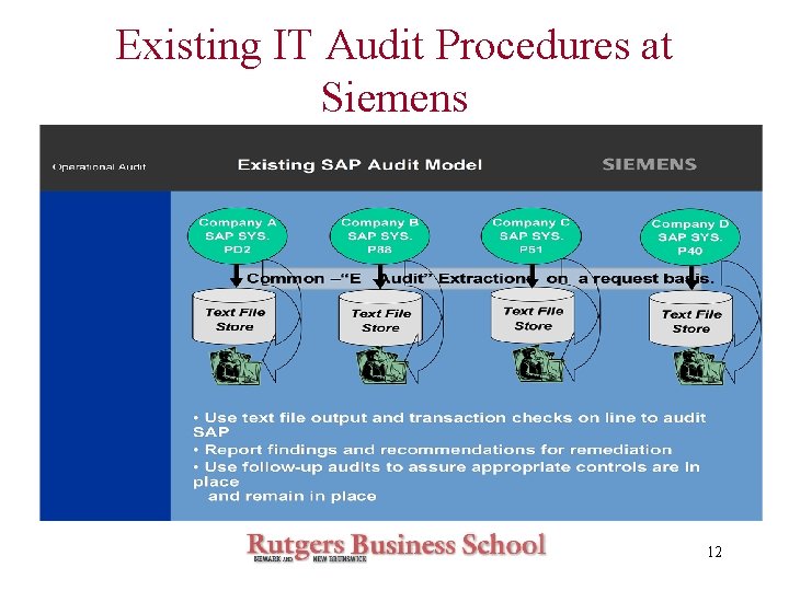 Existing IT Audit Procedures at Siemens 12 