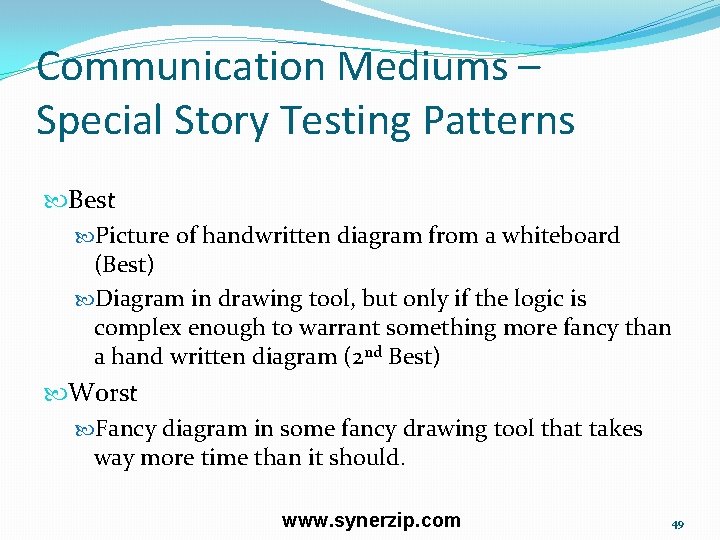 Communication Mediums – Special Story Testing Patterns Best Picture of handwritten diagram from a