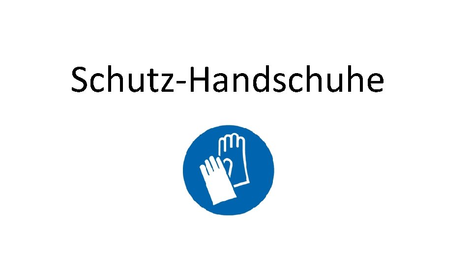 Schutz-Handschuhe 