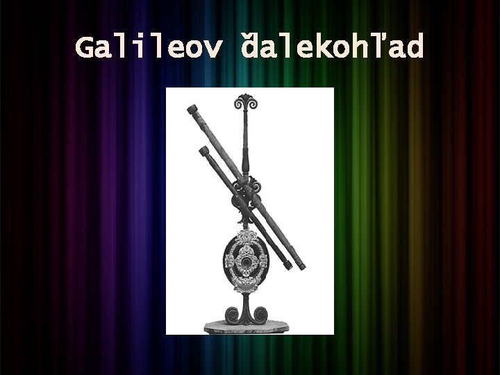 Galileov ďalekohľad 