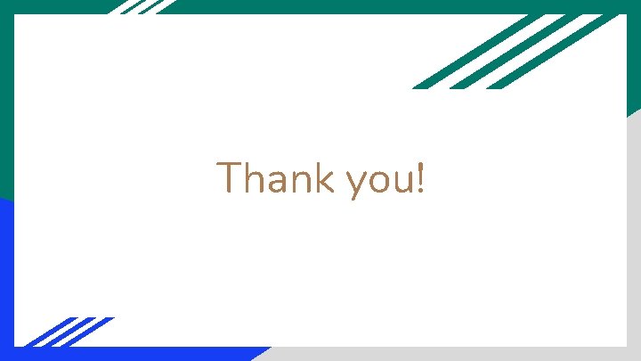 Thank you! 