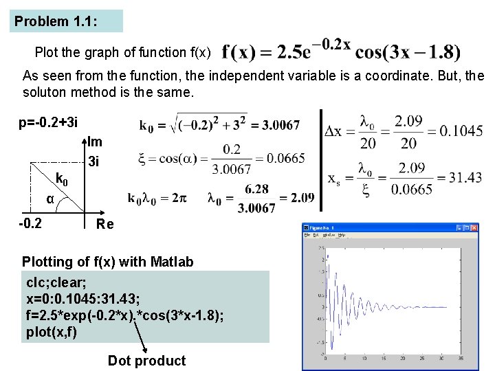 1 Plotting Graph with Matlab ExponentialHarmonic Function ...