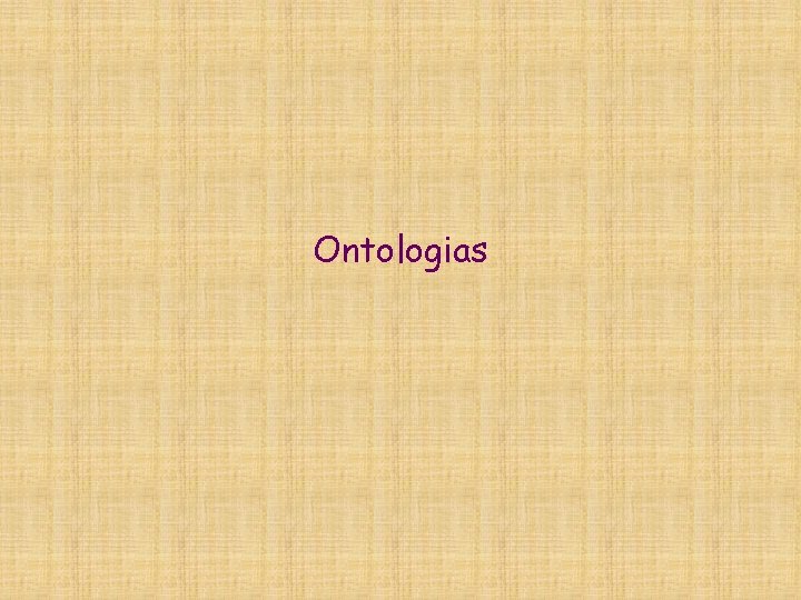 Ontologias 