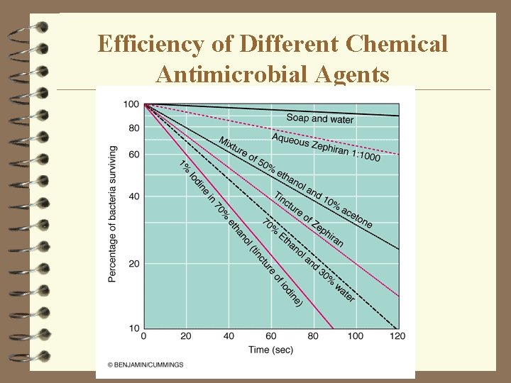 Efficiency of Different Chemical Antimicrobial Agents 