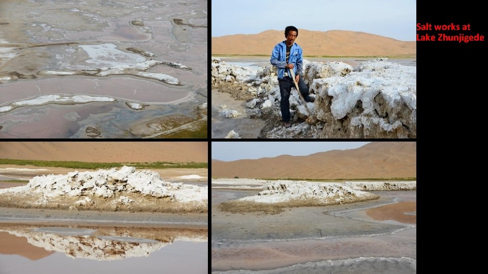Salt works at Lake Zhunjigede 